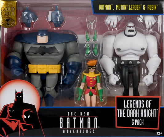 DC DIRECT - NEW BATMAN ADVENTURES 3PK - BATMAN, MUTANT LEADER AND ROBIN (LEGENDS OF THE DARK KNIGHT)