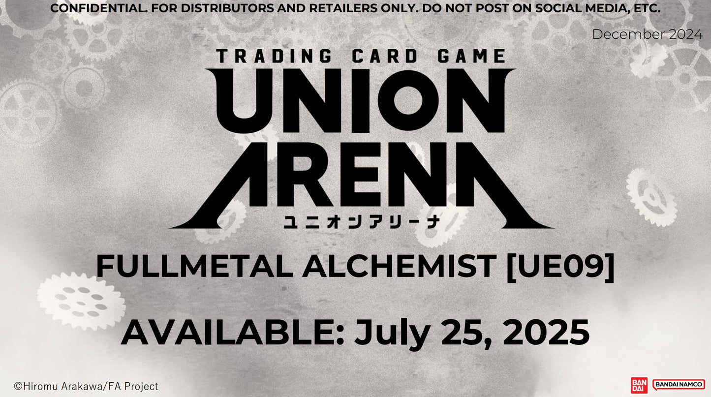 UNION ARENA FULL METAL ALCHEMIST STARTER DECK