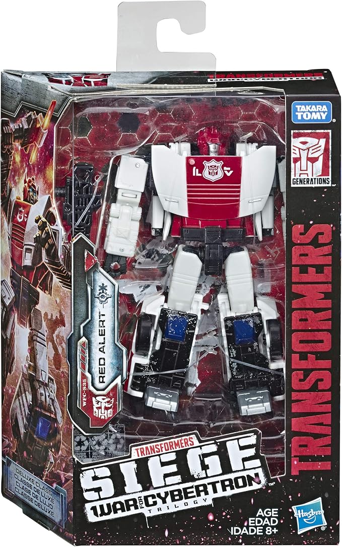 Transformers Toys Generations War for Cybertron Deluxe WFC-S35 Red Alert Action Figure - Siege Chapter