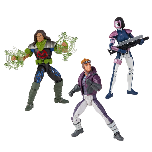 Marvel Legends Series X-Force Marvel’s Domino, Rictor, & Marvel’s Cannonball