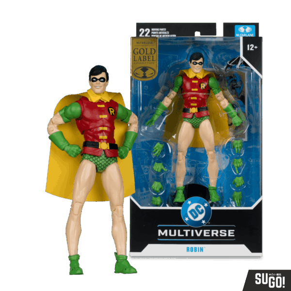 McFarlane Toys DC Multiverse Robin DC Silver Age [Gold Label] 7 Inch Action Figure