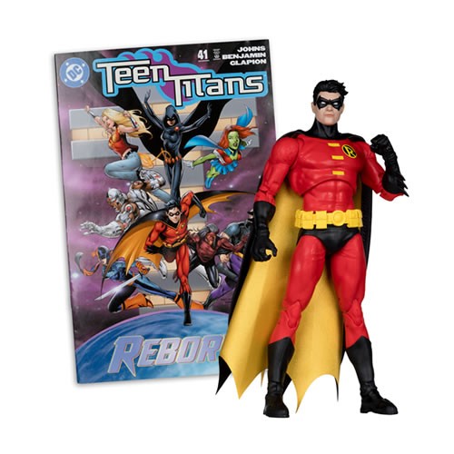 Page Punchers 7" Scale Figure w/ Comic - W12 - Robin (Teen Titans #41)
