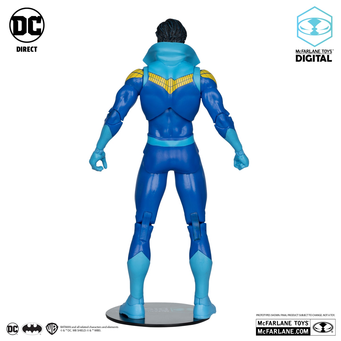 DC Direct Wave 5 Nightwing Teen Titans 7-Inch Scale Action Figure with McFarlane Toys Digital Collectible