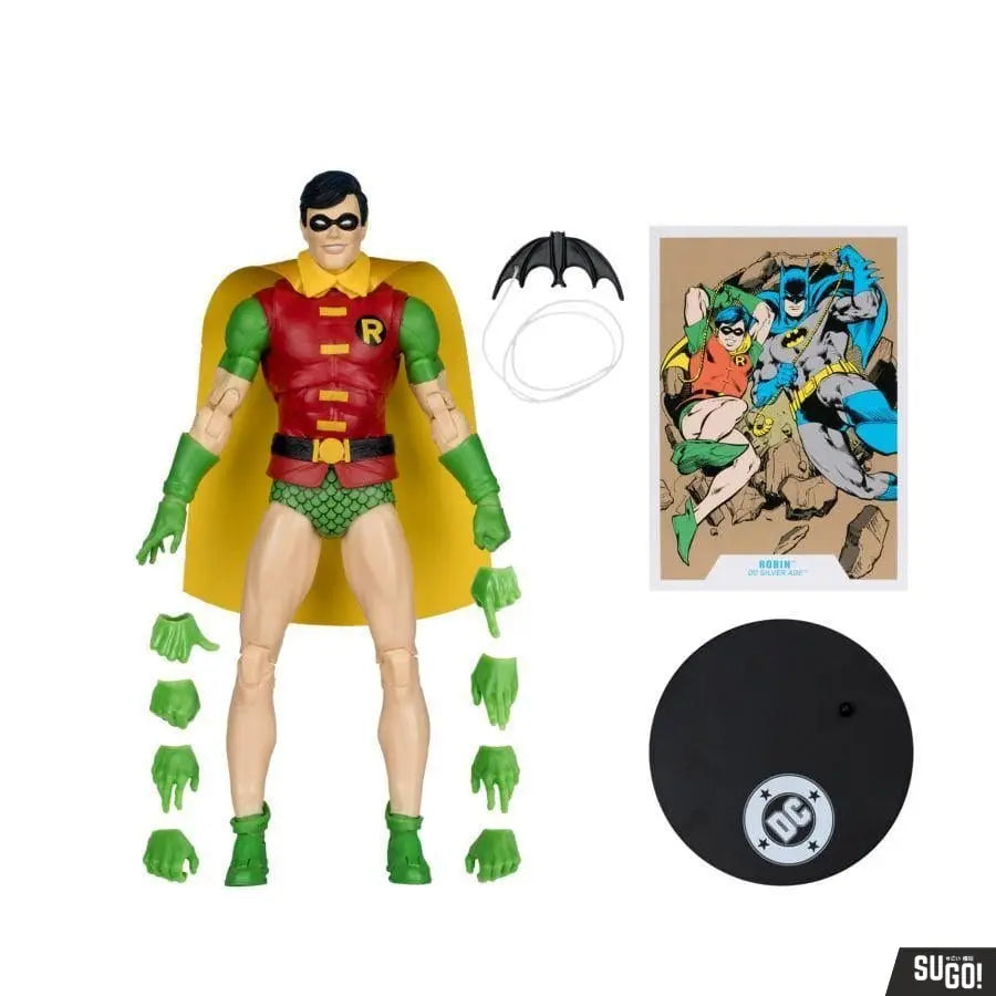 McFarlane Toys DC Multiverse Robin DC Silver Age [Gold Label] 7 Inch Action Figure