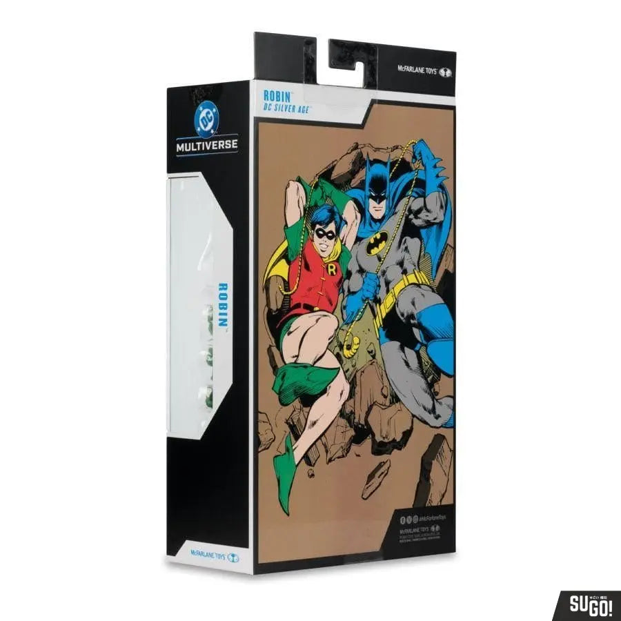 McFarlane Toys DC Multiverse Robin DC Silver Age [Gold Label] 7 Inch Action Figure