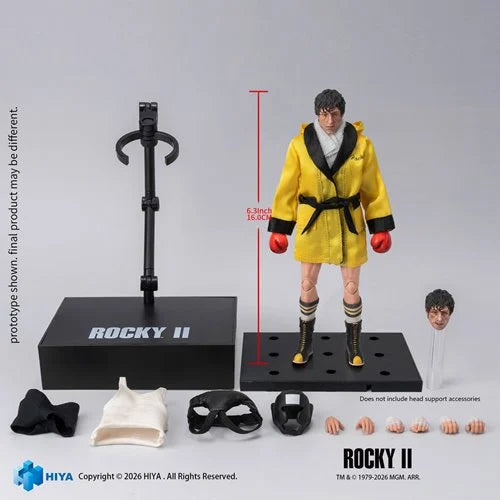 Rocky II Rocky Balboa Boxer Version Super Ultimate Series 1:12 Scale Action Figure