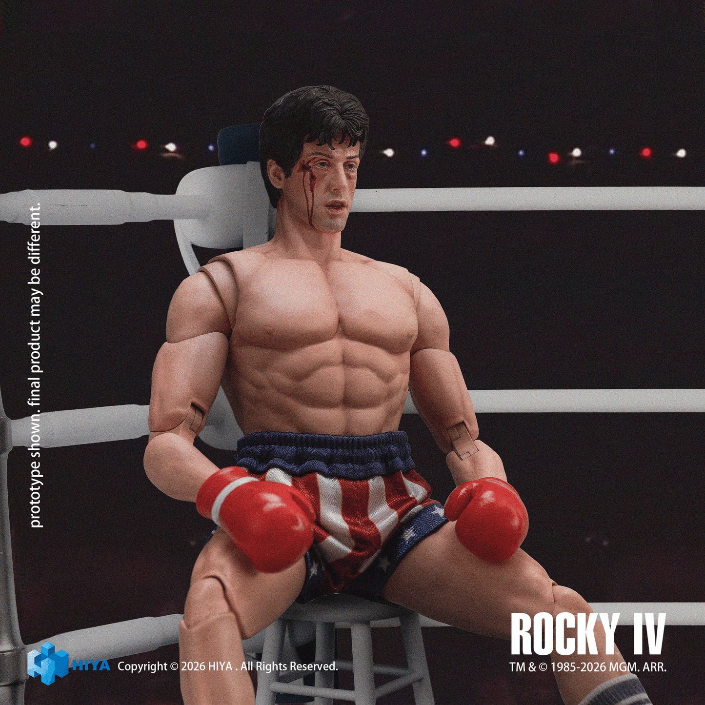 1/12 Scale 6.3 Inch Rocky IV Rocky Boxer Version Action Figure