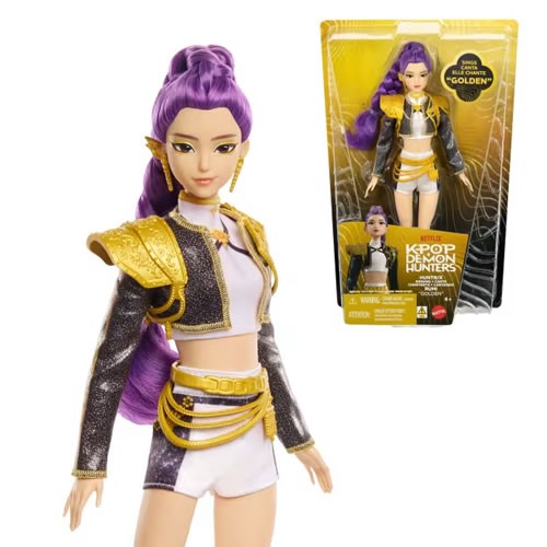 KPop Demon Hunters Dolls - Huntr/X Rumi (Golden) Singing Doll