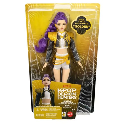 KPop Demon Hunters Dolls - Huntr/X Rumi (Golden) Singing Doll