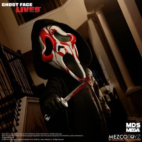 Ghost Face Bloody Version MDS Mega Scale 15-Inch Doll