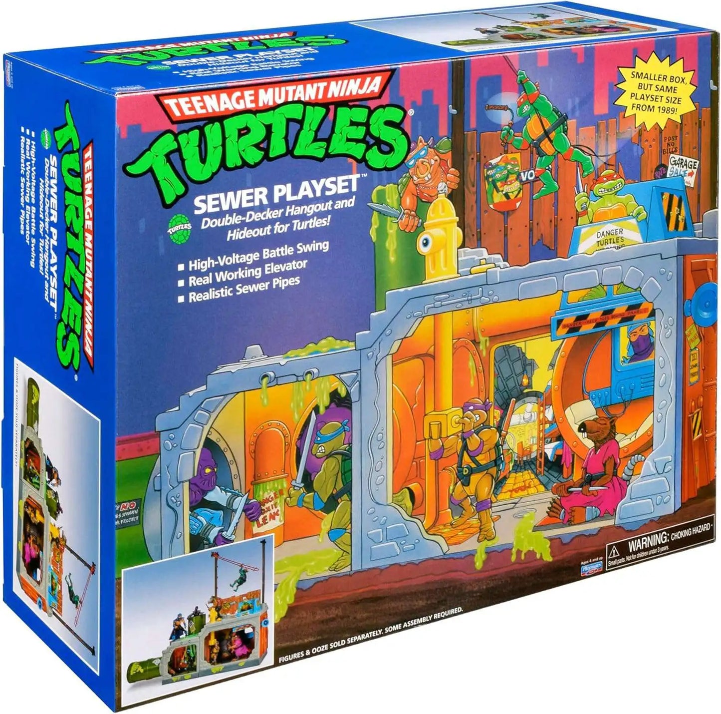 Teenage Mutant Ninja Turtles TMNT 1987 Classic Sewer Exclusive Playset [Figures NOT Inlcuded]