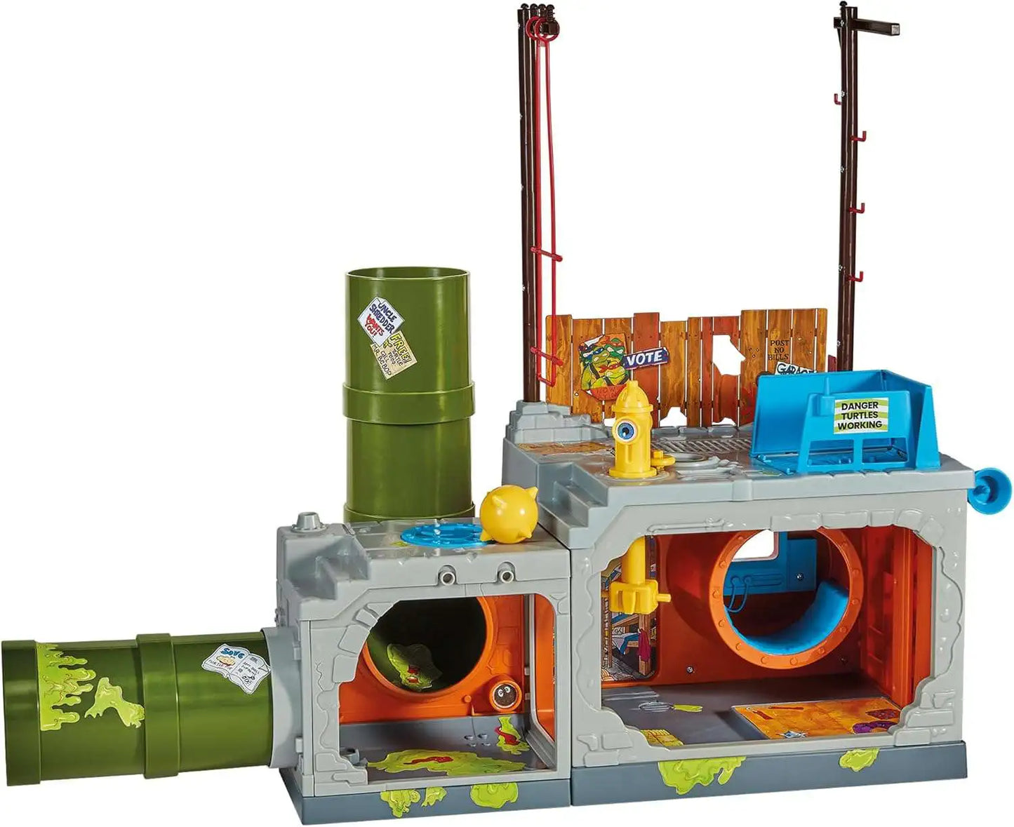 Teenage Mutant Ninja Turtles TMNT 1987 Classic Sewer Exclusive Playset [Figures NOT Inlcuded]