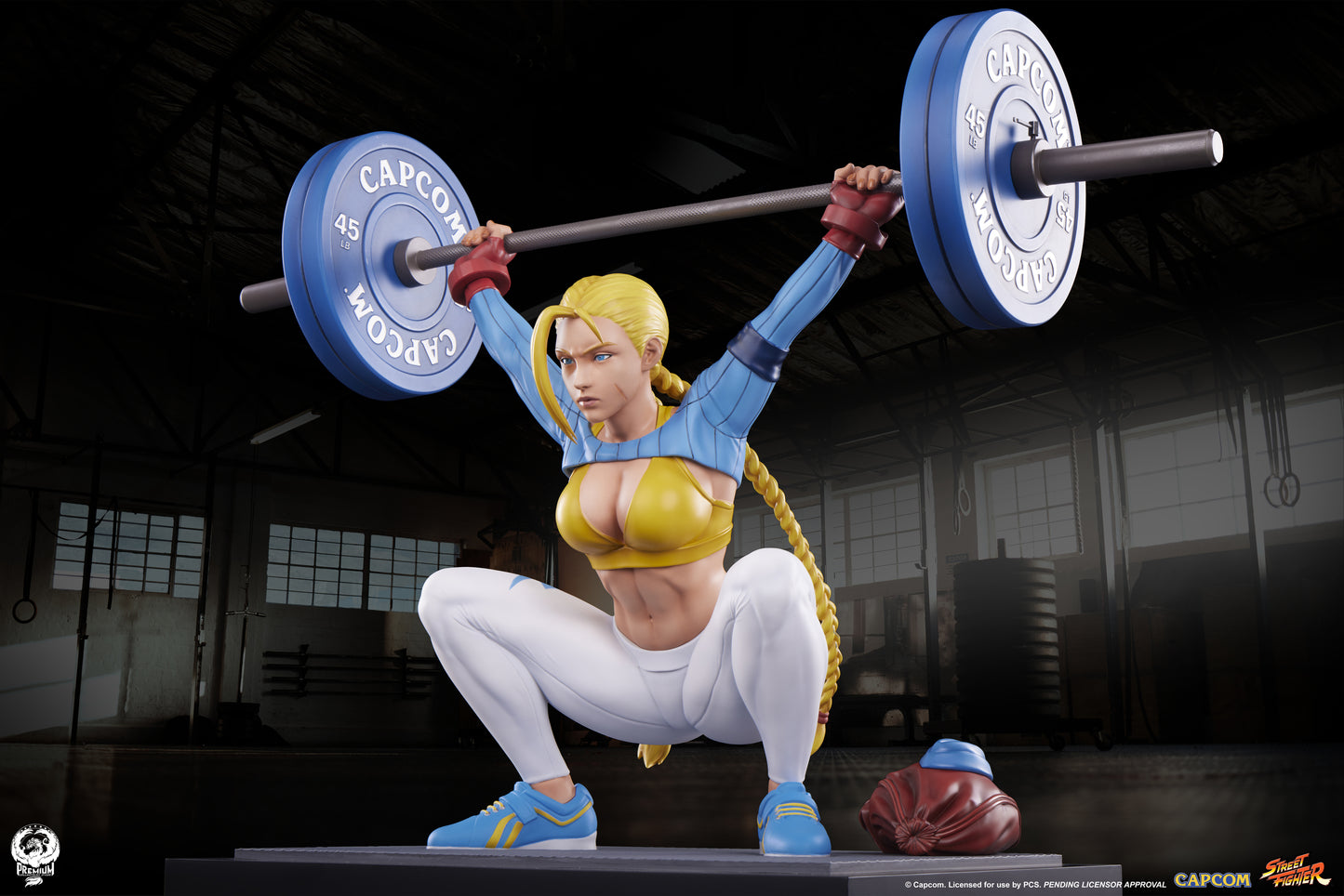 STREET FIGHTER CAMMY POWERLIFTING 1:4 SCALE STATUE