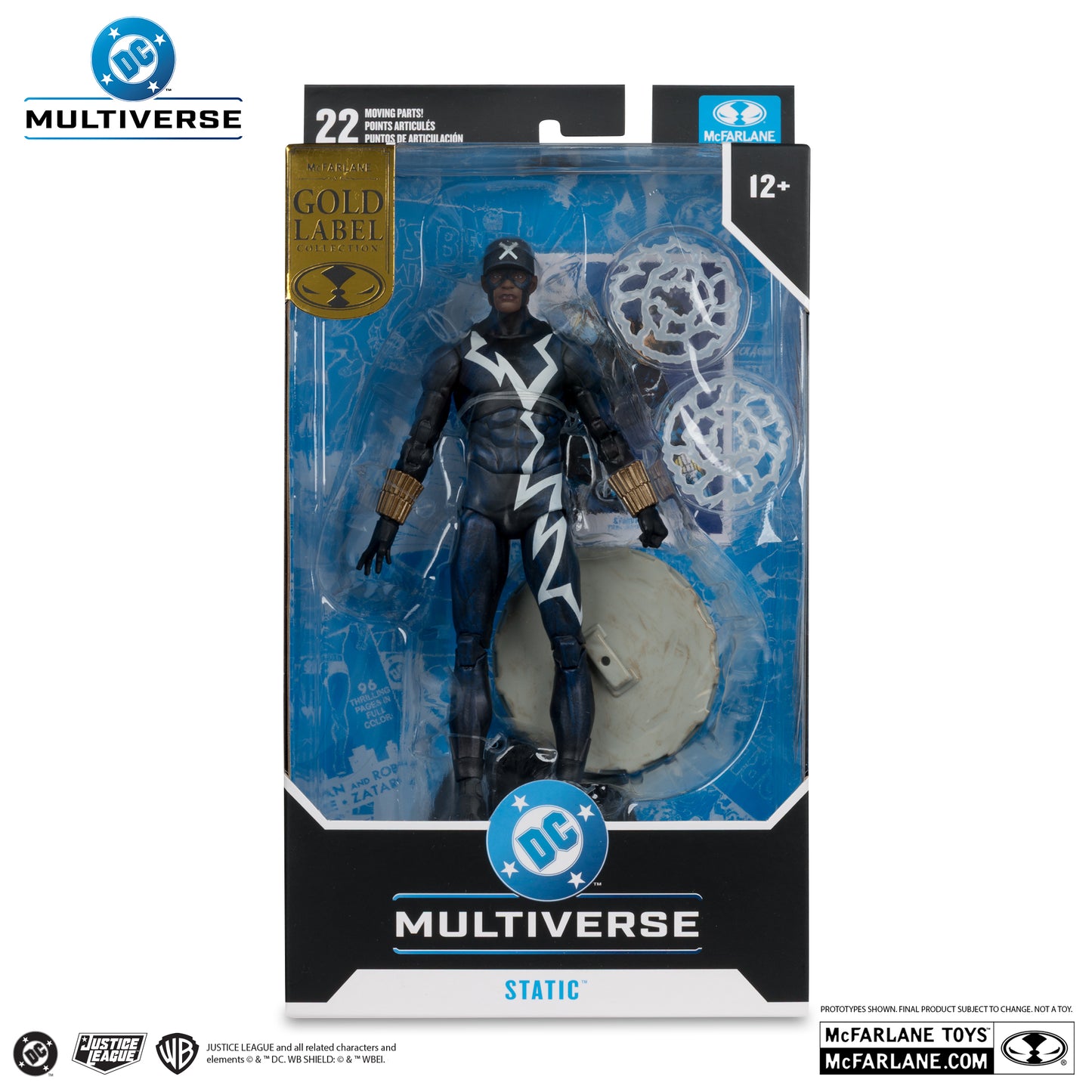 DC MULTIVERSE 7IN - STATIC SHOCK (STATIC SHOCK #1) GOLD LABEL