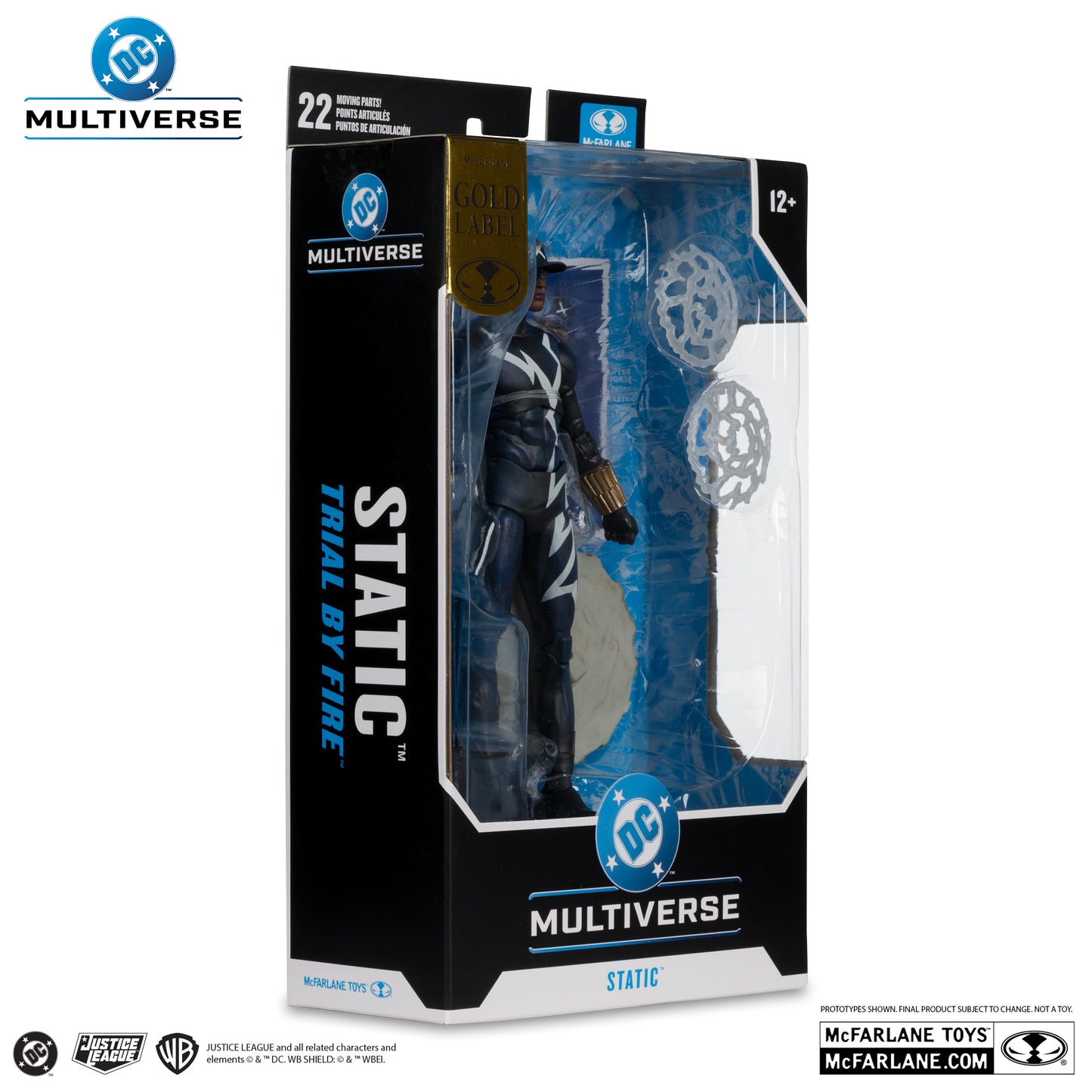 DC MULTIVERSE 7IN - STATIC SHOCK (STATIC SHOCK #1) GOLD LABEL