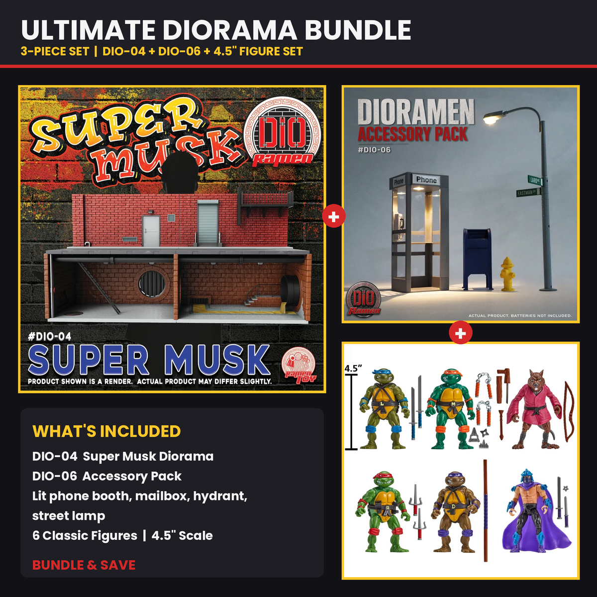 TMNT and DIO BUNDLE
