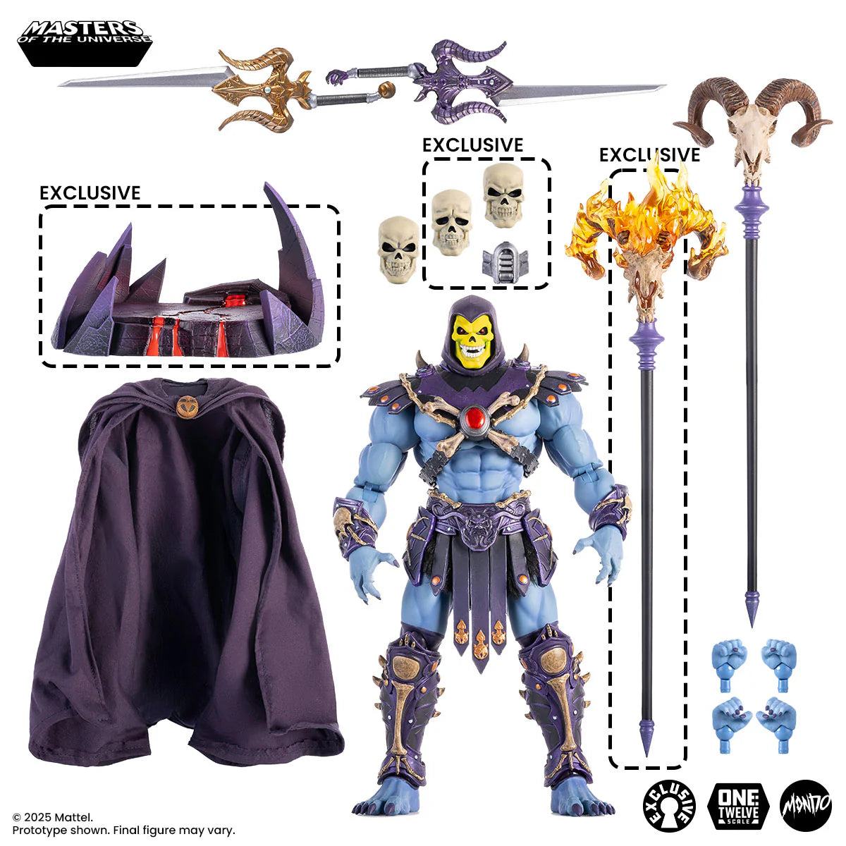 MOTU200X - Skeletor 1/12 Scale Figure - Timed Edition