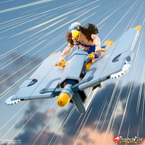 ThunderCats Deluxe Vultureman (Toy Colors) 7-Inch Action Figure & Skycutter (Small Vehicle)