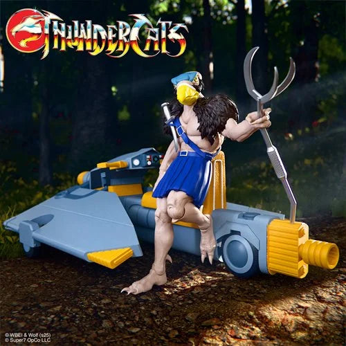 ThunderCats Deluxe Vultureman (Toy Colors) 7-Inch Action Figure & Skycutter (Small Vehicle)