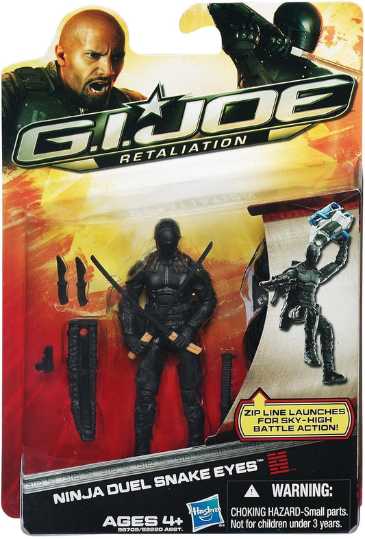 3.75" G.I. Joe Retaliation Ninja Duel Snake Eyes Action Figure