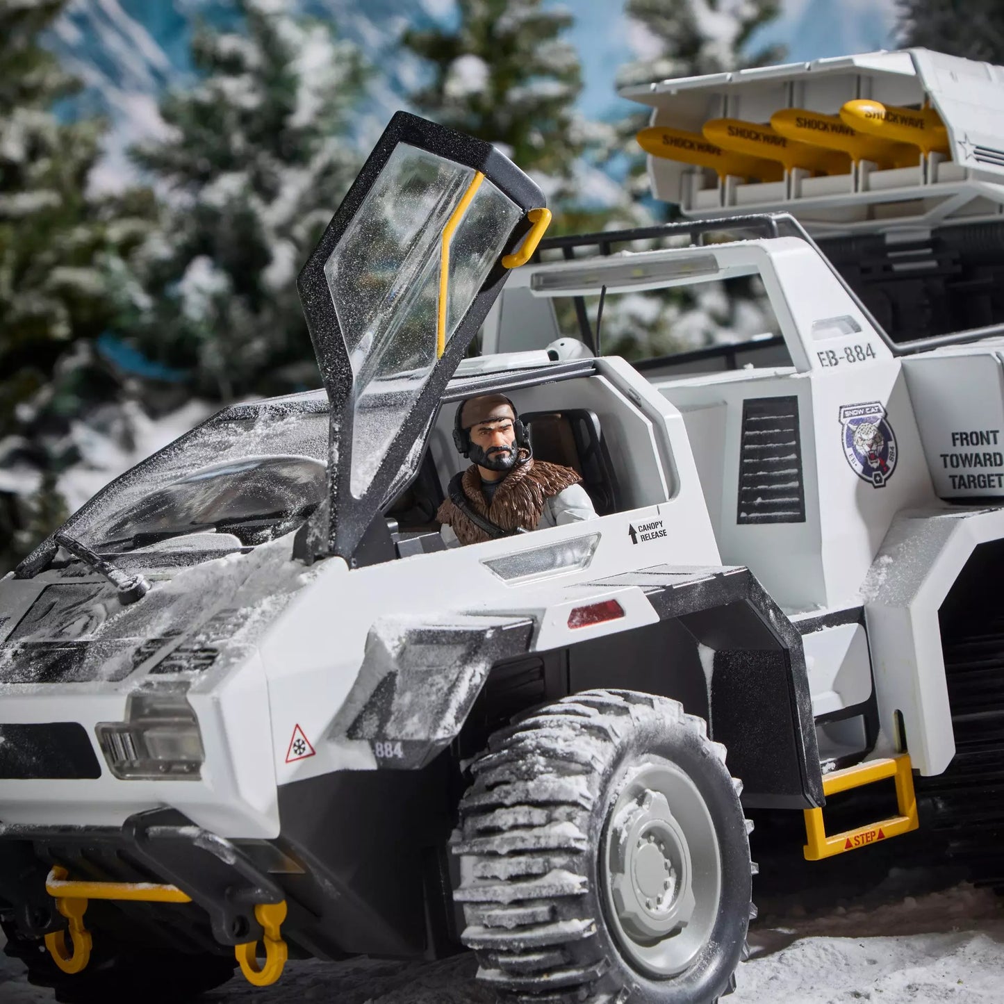 G.I. Joe Classified Series Snow C.A.T. (Combat All-Terrain) Vehicle With Farley "Frostbite" Seward Action Figure **ALL TIERS INCLUDED**