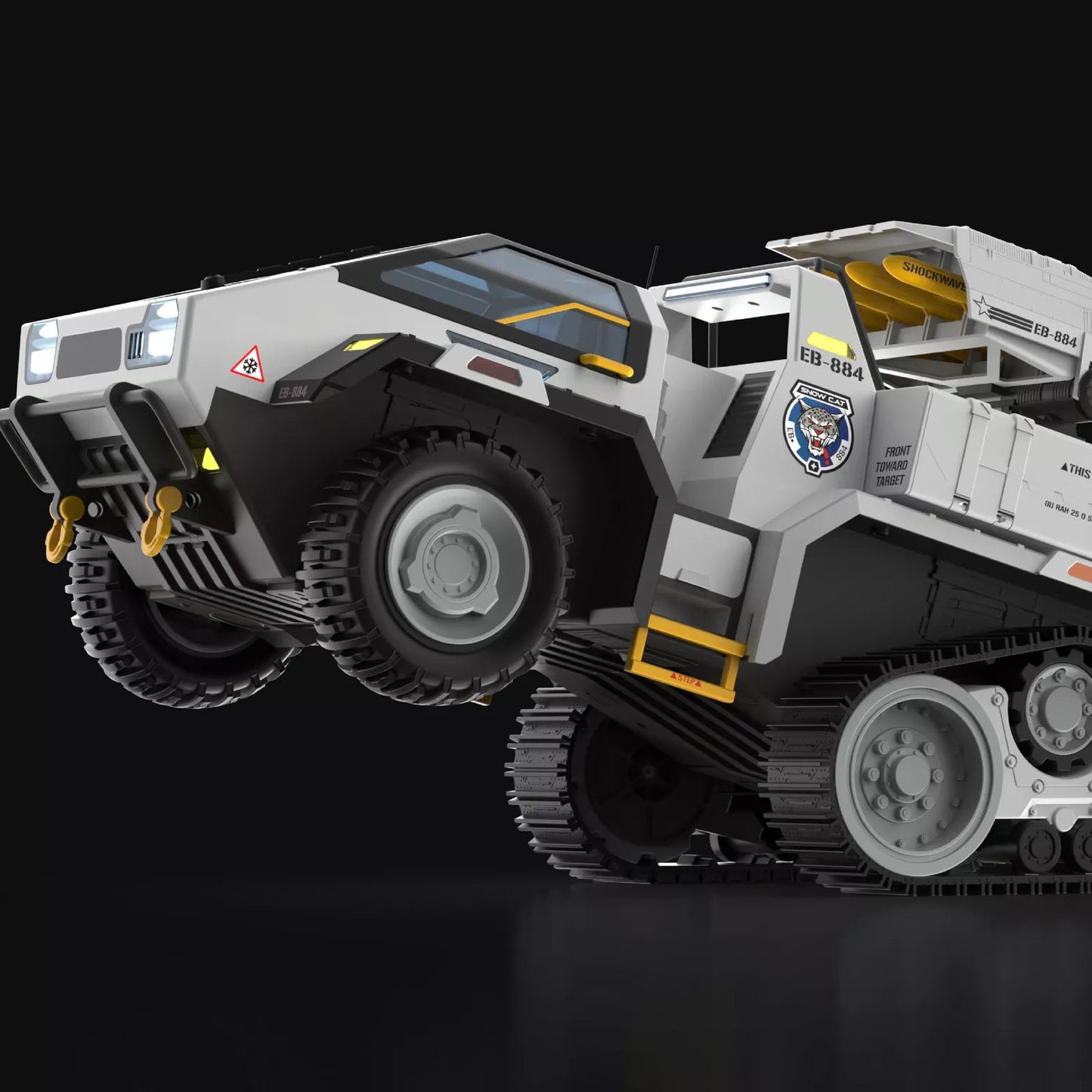 G.I. Joe Classified Series Snow C.A.T. (Combat All-Terrain) Vehicle With Farley "Frostbite" Seward Action Figure **ALL TIERS INCLUDED**