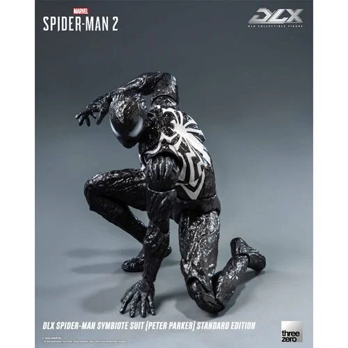 Marvel Spider-Man 2 Spider-Man Symbiote Suit Peter Parker Standard Edition DLX Action Figure