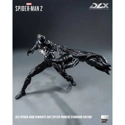 Marvel Spider-Man 2 Spider-Man Symbiote Suit Peter Parker Standard Edition DLX Action Figure