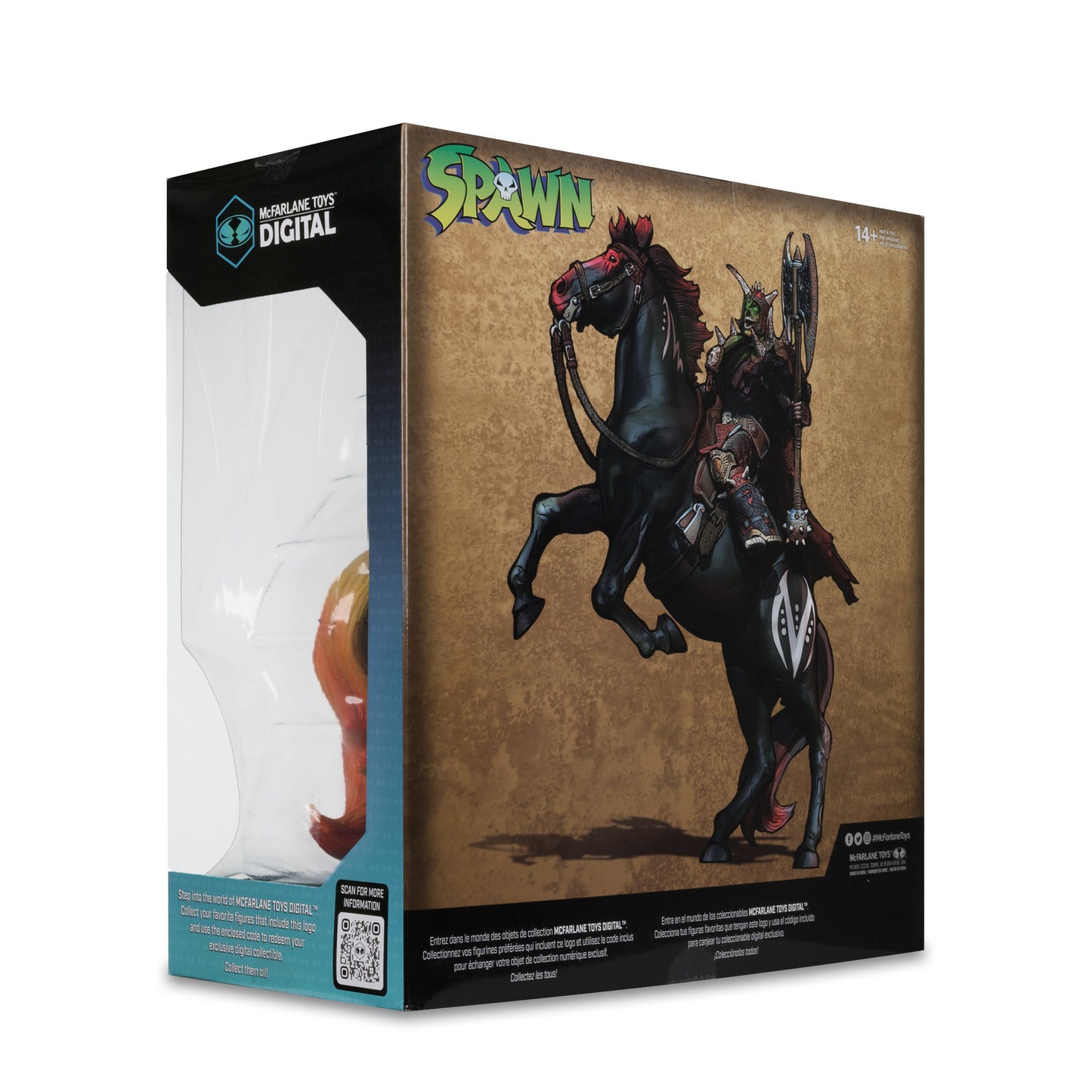 SPAWN 7" TOY - BLOODAXE 2PK (SPAWN: THE DARK AGES) (MCFARLANE DIGITAL) GOLD LABEL **GameStop Exclusive**