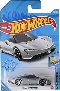 Hot Wheels Mclaren Speedtail, [Silver] 112/250 Factory Fresh 7/10