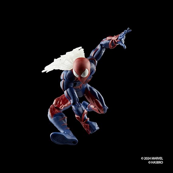 Marvel Legends Series Spider-Man Unlimited, Retro Comics Collectible 6-Inch Scale Action Figure