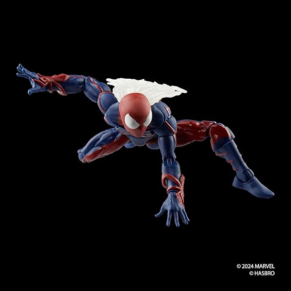 Marvel Legends Series Spider-Man Unlimited, Retro Comics Collectible 6-Inch Scale Action Figure