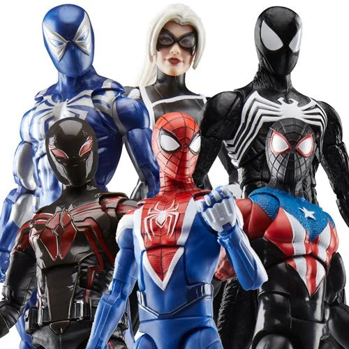 Spider-Man Marvel Legends Series Gamerverse 6-Inch Action Figure Wave 1 Case of 6