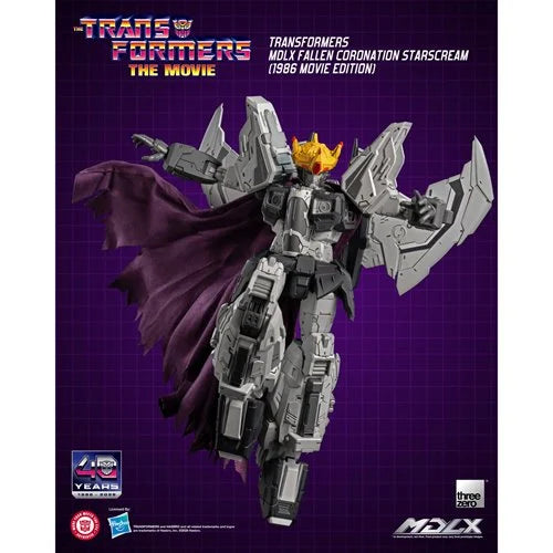 Transformers Fallen Coronation Starscream 1986 Movie Edition MDLX Action Figure