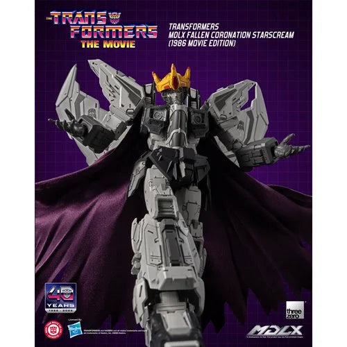 Transformers Fallen Coronation Starscream 1986 Movie Edition MDLX Action Figure