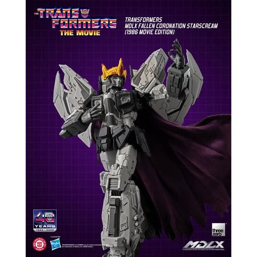 Transformers Fallen Coronation Starscream 1986 Movie Edition MDLX Action Figure