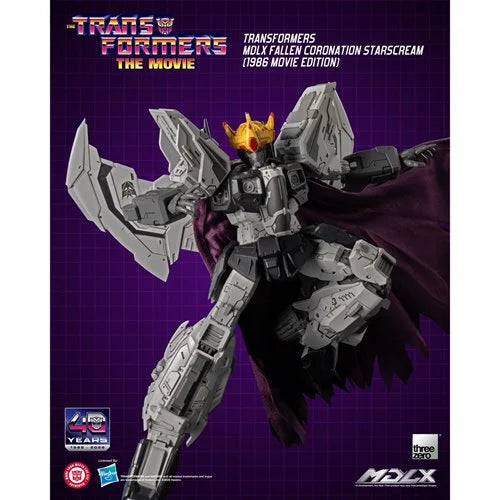 Transformers Fallen Coronation Starscream 1986 Movie Edition MDLX Action Figure