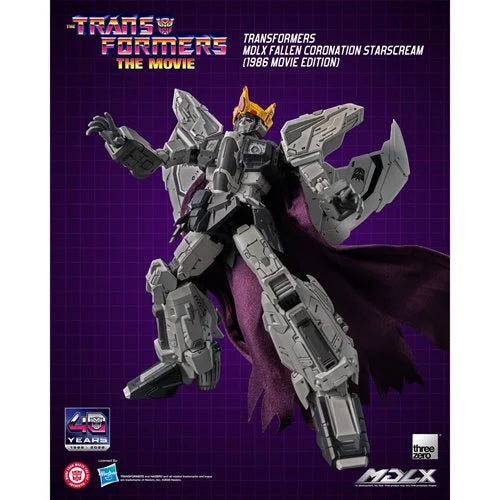 Transformers Fallen Coronation Starscream 1986 Movie Edition MDLX Action Figure
