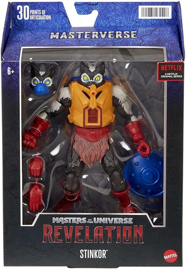 Masters of The Universe Masterverse Stinkor Action Figure **Damaged Box**