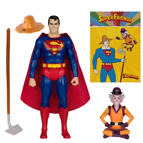 DC Retro Figures - W16 - Super Friends - 6" Scale Farmer Superman And Mr. Mxyzptlk