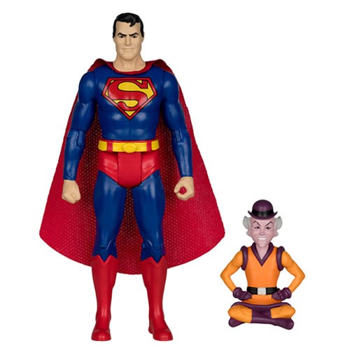 DC Retro Figures - W16 - Super Friends - 6" Scale Farmer Superman And Mr. Mxyzptlk