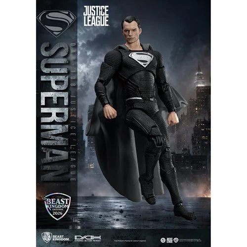 DC Justice League Superman Black Suit DAH-108 Action Figure - **Exclusive**