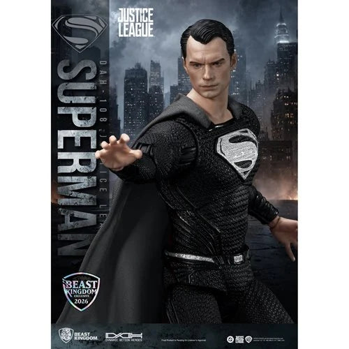 DC Justice League Superman Black Suit DAH-108 Action Figure - **Exclusive**