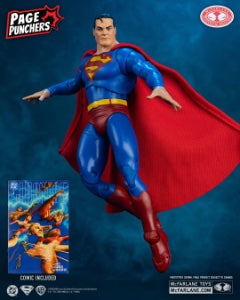 DC McFarlane DC Page Punchers Superman (Red Platinum - Justice)
