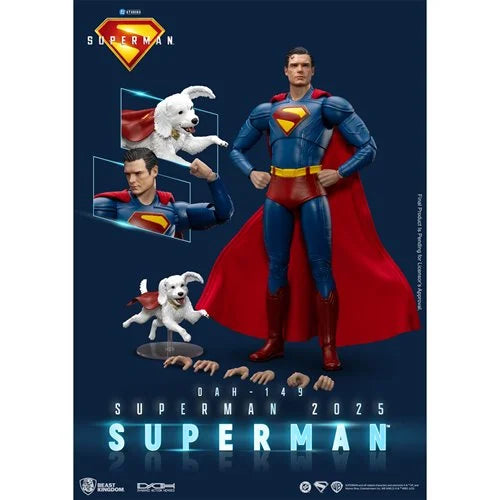 Superman 2025 Superman DAH-149 Dynamic 8-Ction Heroes Action Figure