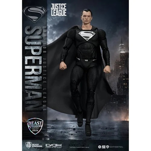 DC Justice League Superman Black Suit DAH-108 Action Figure - **Exclusive**