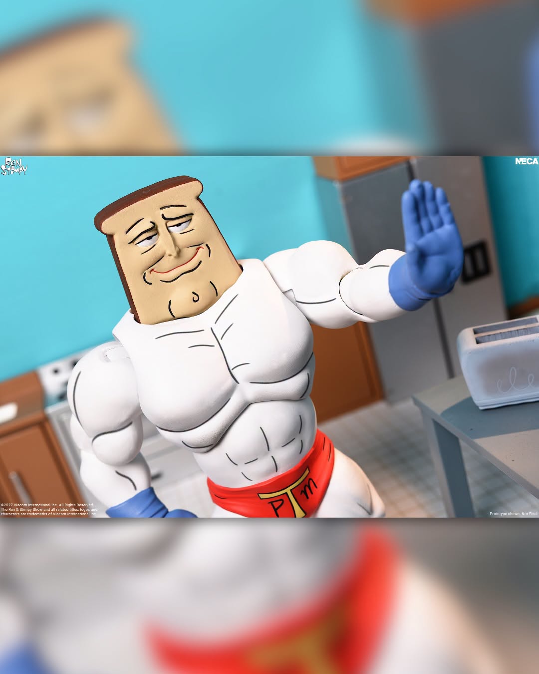 The Ren & Stimpy Show – Ultimate Powdered Toast Man 7” Scale Action Figure