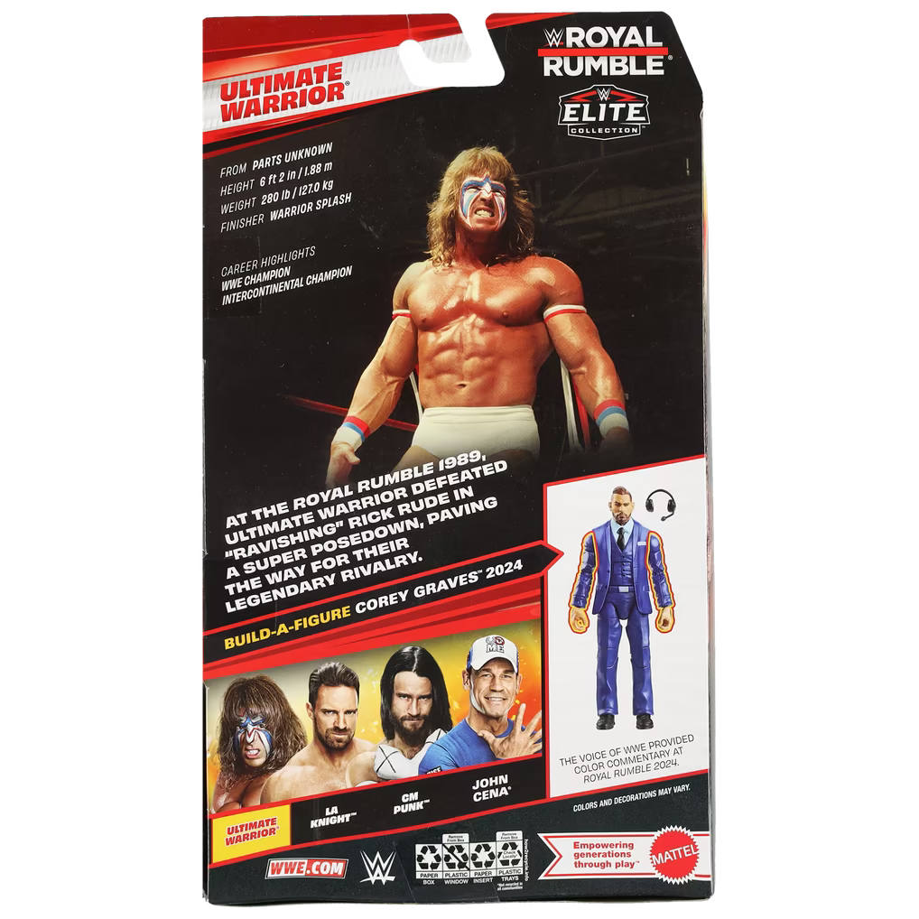 Mattel The Ultimate Warrior Royal Rumble Elite Collection Action Figure