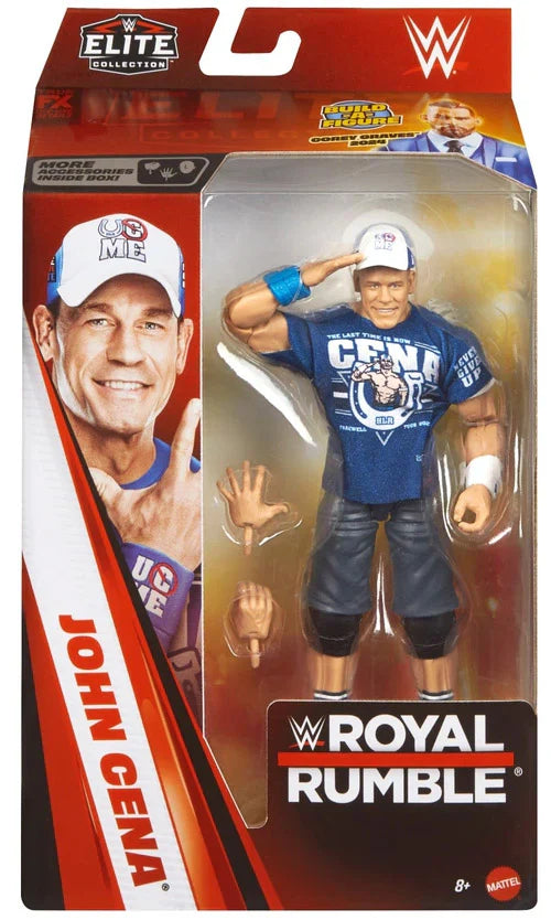 WWE Elite Royal Rumble 2026 - Set of 4 (Punk, Ultimate Warrior, LA Knight & Cena) Corey Graves Build-a-Figure