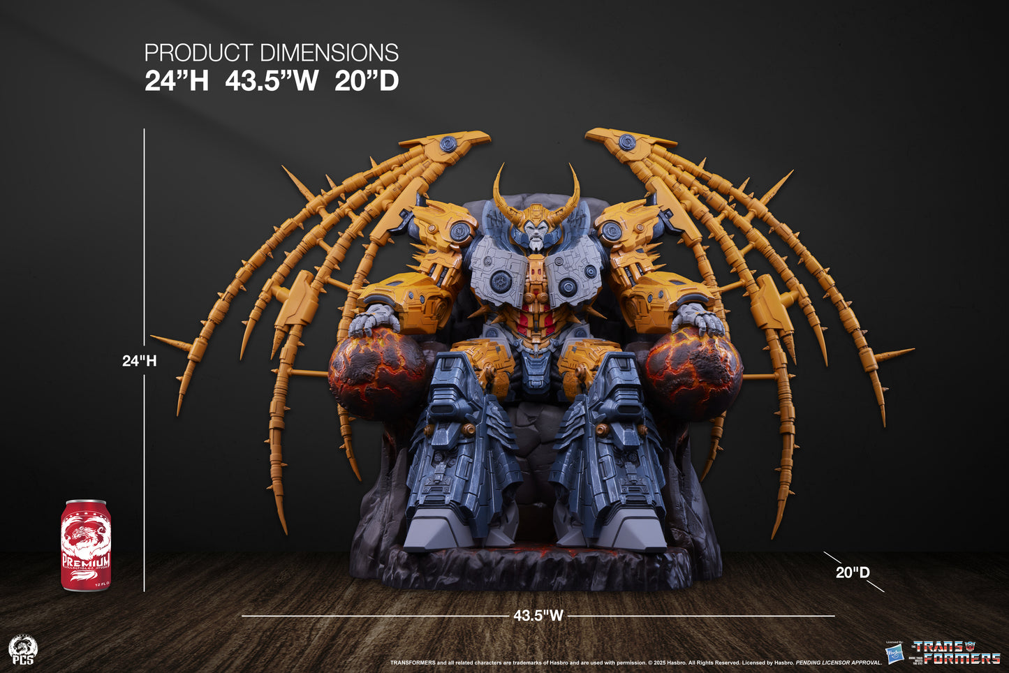 TRANSFORMERS UNICRON MUSEUM SCALE STATUE